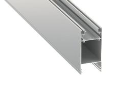 Aliuminio profilis DULIO LED juostelėms - sidabrinis anoduotas - 2 m