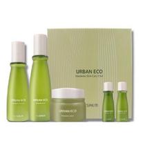 The Saem Urban Eco Harakeke Skin Care 3pcs Set Toner Emulsion Cream Set Moisture