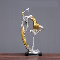 Šokėjos Figūrėlė Statula Modernaus Baleto Skulptūros Dervos Amatai Namų Dekoras Stalo Ornamentas Elegantiška Dovana S