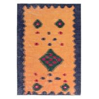Moroccan Retro Geometry Living Room Carpet for Bedroom Bedside Floor Mat Large Area Light Cloakroom Mat Day of The Dead Decor 40x60cm