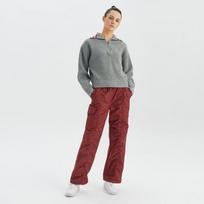 Huit Wide Pants Htwpn3k02t BD (BURGUNDY)/S