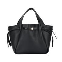 Tory Burch Tote Bag With Magnetic Button Adjustable Detachable Shoulder Strap Women Tote Bags Black 164866-001 Basic Set (Bag+Dust Bag)