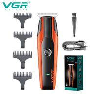 VGR V-999 New Electric Clipper USB Rechargeable Oil Head Carving Hair Clipper Electric Pusher Hair Trimmer Home Razor Shaver Safe and Skin-friendly oranžinė