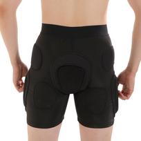 Adult Protective Hip & Knee Pads for Skiing, Snowboarding, Ice Skating, and Roller Skating S beige