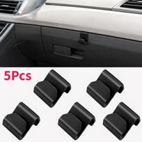 SEAMETAL Car Passenger Hook ABS Car Co-pilot Glove Box Hook Multi-Function Hidden Mini Storage Clips Seat Storage Organizer 5pcs