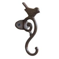 Decorative Cast Iron Wall Hook Rustic Wall Mounted Rack Unique Vintage Bird Coat Hanger  Home Decor