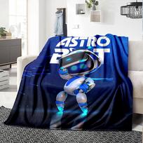 1pc Astro Bot Rescue Mission flannel Blanket for Super Soft Cute Comfort Blanket for Travel Bedding Couch Sofa Blanket Y7233 75cmx90cm