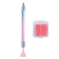 Yousheng Rhinestone Picker Refillable Wax Pen DIY Nail Art Rhinestone Painting Decoration Dotting Wax Pen Rotatable Rhinestone Pick-up Tools