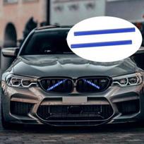 Grill Bar V Brace For BMW F10 F48 2 5 Series Front Grille Trim Strips Cover Blue