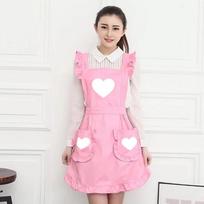 Qianxing Ruffle Oil-Proof Kitchen & Work Apron