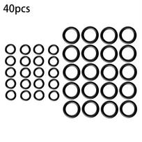40Pcs/Set High Pressure O Ring Set Rubber Quick Disconnect Washer Seal 1/4 M22 3/8 Durable Rubber Gasket Connector Tools