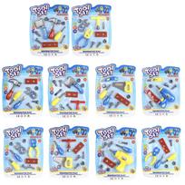 Vaikų remonto įrankių rinkinys „Pasidaryk pats“ „Pretend Play“ žaislas berniukams Priežiūros įrankių rinkinys Saugus plastikinis modeliavimas Atsuktuvas plaktukas Dovanos