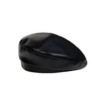 Hat, Women'S Versatile Octagonal Hat, Leather Beret, Painter'S Hat One Size