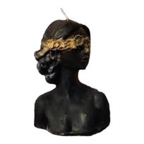 Blind Folded Fortuna Figure Candle Hecate Jyotish Mystic Mall Decorative Soy Blend Wax Candle "Pack-Of-1"