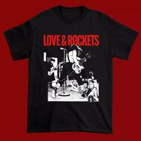 Love and Rockets Band Short Sleeve Cotton Black All Size S-5XL Shirt XXXL