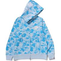 A Bathing Ape Icy Bape ABC Camo Shark Full Zip Hoodie 'Sax' Men's 0ZXSWM001151Q XL