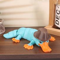 Articulated Platypus Figurine Room Decor 3D Platypus Model 3D Printed Platypus  Kids Gift 22cm