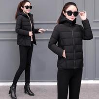Women's Korean Style Loose Cotton Down Jacket Short Cotton-padded Jacket XS juoda