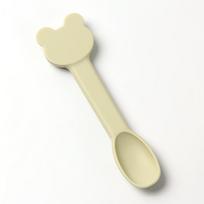 Silikoninis siurbtukas kūdikių dubenėlis - Apsauginiai nuo kritimo ir karščio indai mokymuisi valgyti Soft spoon for baby food beige