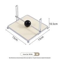 Luxury Mid-Century Silver Tissue Holder for Restaurants & Hotels