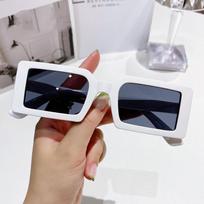 1Pc Women Full Frame Square Shaped Sunglasses Fashionable Oversize Leopard Print Gradient Shades Stylish Multicolor