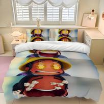 K-Pop: Demon Hunters Duvet Cover Set Cute Bedding with Pillowcases Great Gift Kids Bedroom Decor Perfect for Guest Room Home 90x200cm