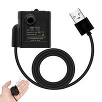 5V DC USB augintinio vandens dozatorius Mini siurblys Mažo triukšmo bešepetėlis variklis Siurblys Akvariumo priedai black