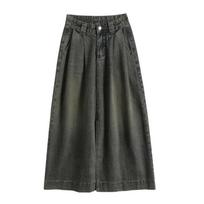 Small Latest Denim Vintage Style Skirt for Spring and Autumn Womens High Waisted Slim Mid-length Skirt S