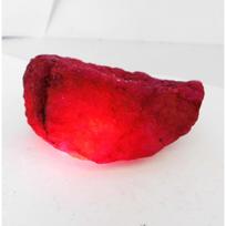 Earth Mined 171 Ct Natural Red Ruby Huge Rough CERTIFIED Loose Gemstone 71.8 mm approx
