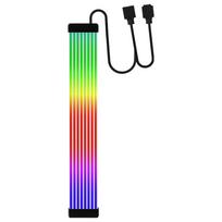 5V 3Pin ARGB Sync Board 8/24PIN Motherboard Power Extension Cable Flexible LED Strip Light DIY Kit for Computer Power Supply green