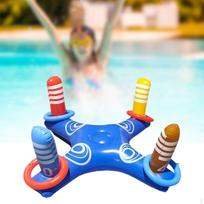 Floating Ring Toss Game Set for Outdoor Fun 80cmx35cm
