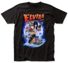 SALE Elvira Mistress of The Dark vintage black T-shirt Cotton Unisex T-Shirt L