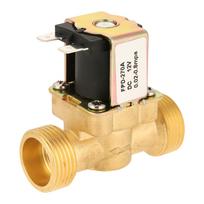 Elektrinis vandens vožtuvas, normaliai uždarytas žalvarinis elektrinis solenoidinis vožtuvas vandeniui, elektrinis 12V G34, solenoidiniai vožtuvai