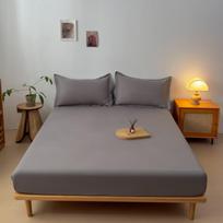 Medvilninė prigludusi paklodė su gumyte Vienspalvė neslystanti reguliuojama čiužinio užvalkalas viengulei, dvigulei, King, Queen lovai Pillowcase 48x74cmx2