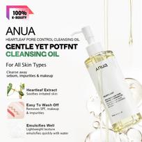 ANUA HEARTLEAF PORE CONTROL CLEANSING OIL 200ML, Deep Cleansing, Makeup Removing, Fast Emulsifying, K-Beauty, Korean Makeup 200ml/6.76fl.oz