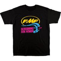 2025 New Women's T-shirt Men's SCREAMING BOYS TEE FMF Racing T-shirt Cotton Retro Short Sleeve T-shirt Casual Street Wear Tshirt S juoda