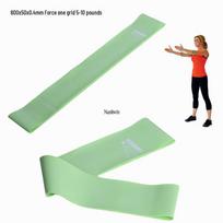 Fifteen-Piece Fitness Set: Latex Resistance Bands, Cooling Towel, Gliding Discs, 3m Jump Rope, Pilates Ring. beige