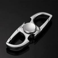 Multi-functional EDC Stress Relief Toys Keychain Fidget Spinner Alloy Bottle Opener Metal Finger Cool Gift for Adults Kids sidabras