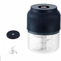 Wireless Electric Vegetable Chopper Portable Kitchen Food Chopper  Baby Food Preparation 300ml blue