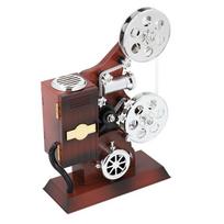 8.46 X 6.69 X 3.15in Projector Music Box ABS Material Music Ornament  Indoor Retro Layout Matching
