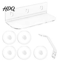 Indoor Garden Plant Holders Window Sill Shelf with Strong Suction Cups Clear Acrylic Wall Cup Ledge Mounted Floating Ledge Display for Hanging 1pc