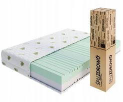Putų čiužinys 90x200, kietas/vidutinio kietumo, ALOE VERA BALANCE profilis