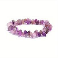 Bohemiškas agatas natūralaus kristalo skaldos čokeris Crushed stone necklace 5-8cm 20-38g gray