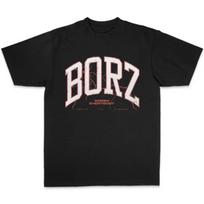 Wolf King BORZ Letter UFCT T-shirt MMA Casual Fitness Loose Pure Cotton Men's T-shirt Women's Short-sleeved Couple Style S juoda