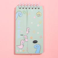 Pocket-Sized Spiral Bound English Vocabulary Notebook with Sticky Notes for Students