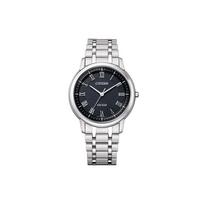 CITIZEN Exceed Light Powered Quartz Movement Titanium Strap Watch Unisex Black Dial AR4000-63E Black Dial