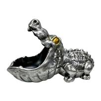 Entertaining Alligator Shape Resin Multifunctional Dish for Snacks Holder Key Keeper and Room Decors with Fun Style sidabras