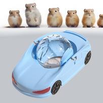 Daugiafunkcinis žiurkėno bėgimo kamuolys Ridenamas žaislas Automobilis ratui Juokingas mažas augintinis Skaidrus kamuolys mažiems augintiniams Šinšiloms Auksinis lokys
