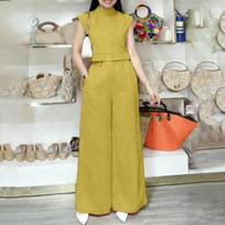 ZANZEA Women Sleeveless Vest Tops and Wide Leg Pants Summer Two Piece Suit Sets M