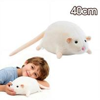 Cute 40/90cm Mouse Doll Plush Oversized Flower Branch Rat Doll Cartoon Soft Animal Figure Kids Gift Birthday Plush Animal